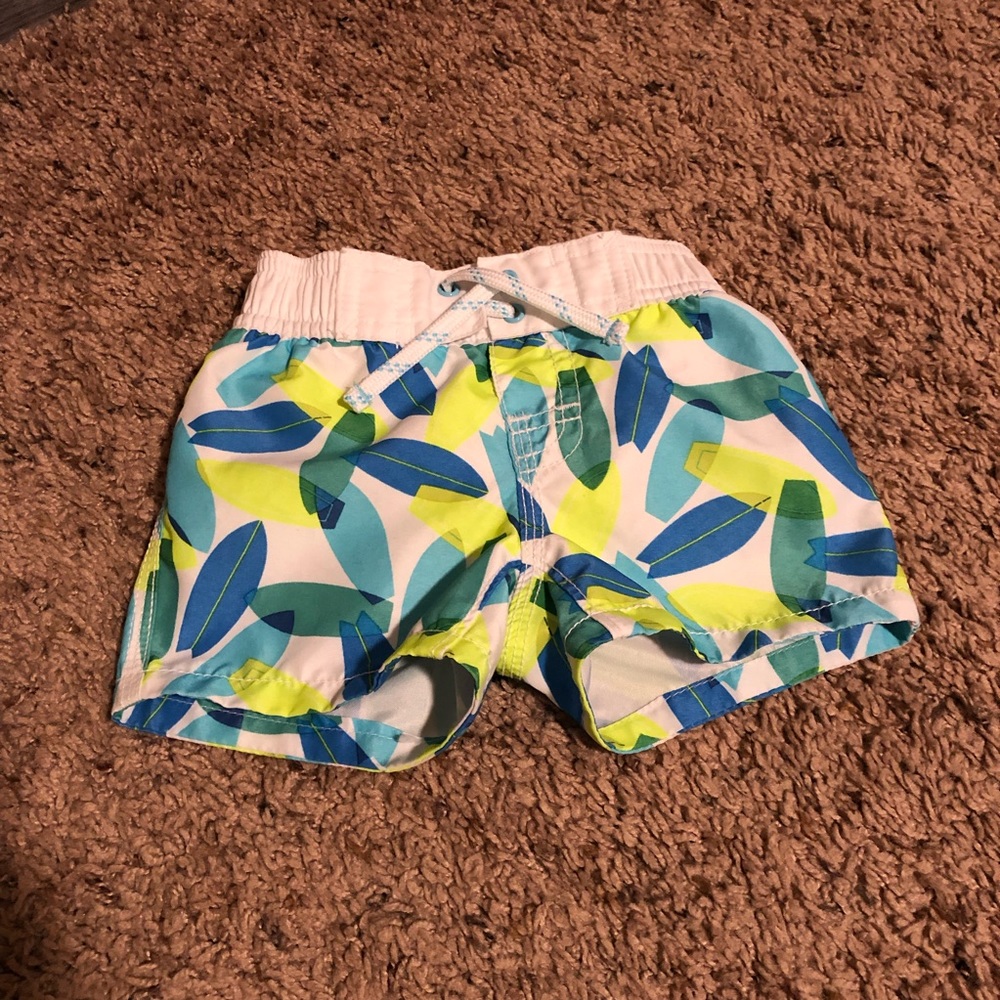 Baby Gap 0-6 month bathing suit blue/green